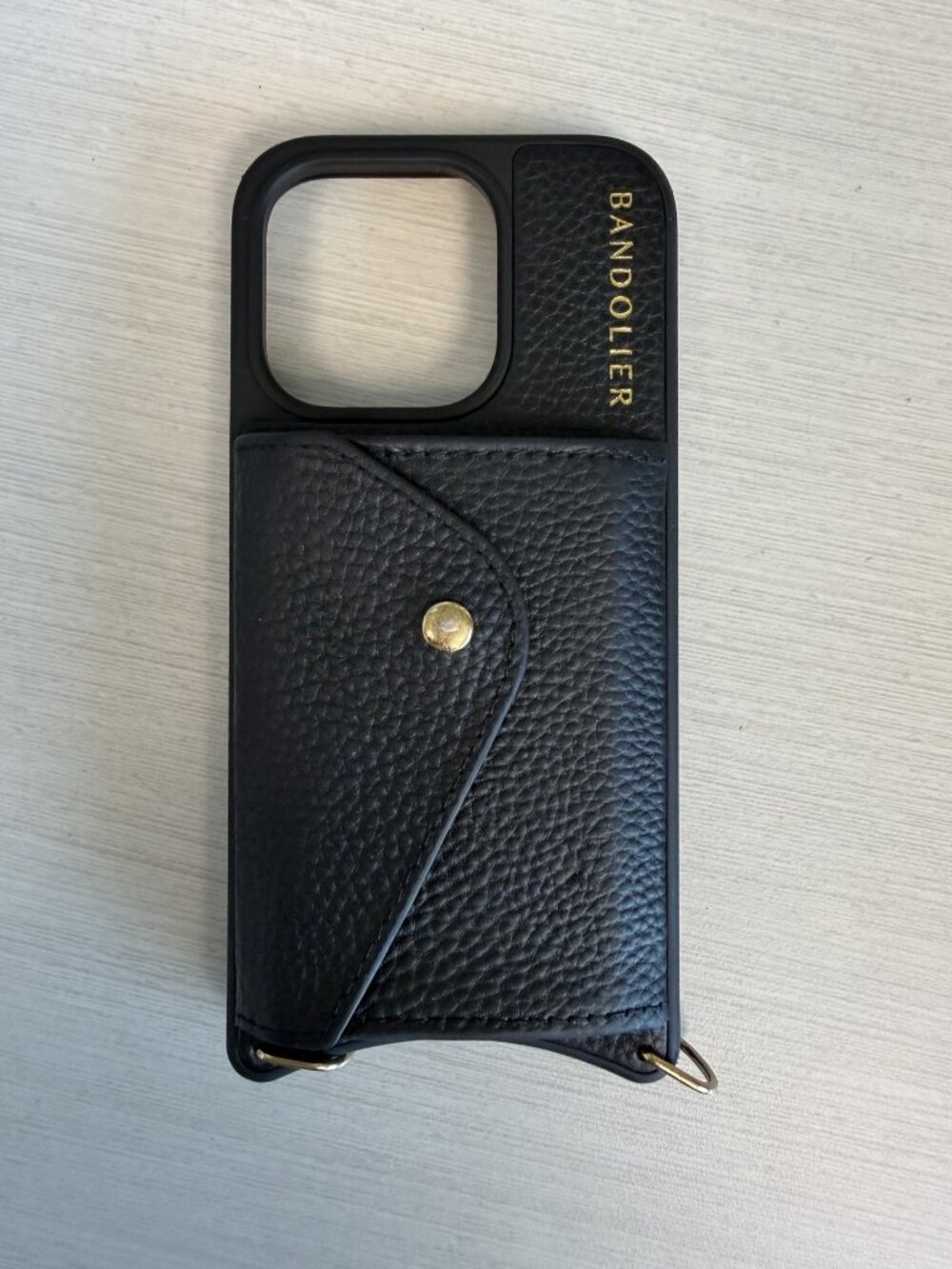 Bandolier Hailey/Vivian Side Slot Leather Crossbody - iPhone 15 Pro